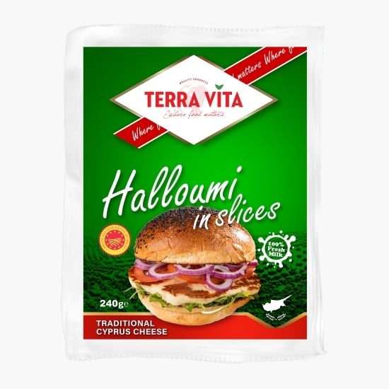Brânză Halloumi felii DOP 240g