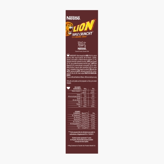 Cereale mic dejun Triple Crunchy cu caramel sărat 350g