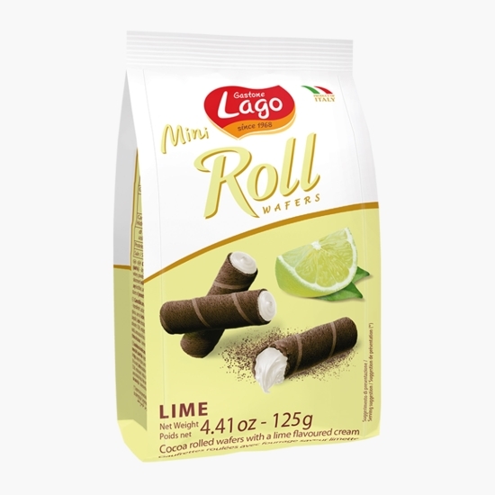 Mini rulouri din napolitană umplute cu cremă de lămâie, 125g