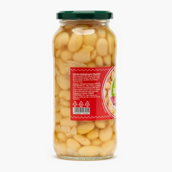 Fasole albă cu bob mare, în saramură, 540g