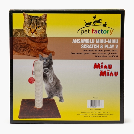 Ansamblu de joacă pentru pisici Scratch & Play 2