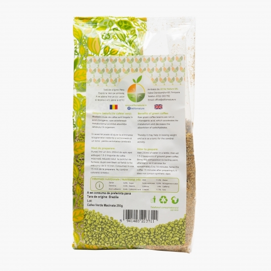 Cafea verde măcinată 250g