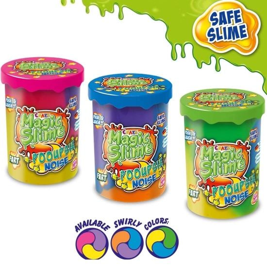 Slime magic, cu sunete amuzante, diverse culori, 3+ ani