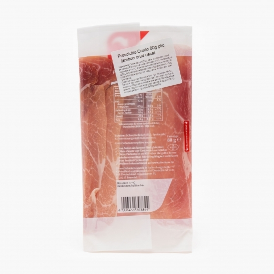 Prosciutto crudo plic 80g 