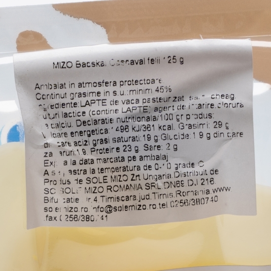 Cașcaval felii 125g
