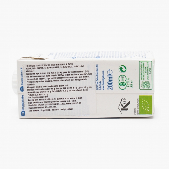 Băutură ecologică din orez cu migdale și cafea 200ml 