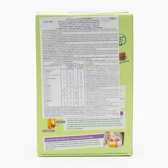 8 Cereale fără lactoză, +6 luni, 340g
