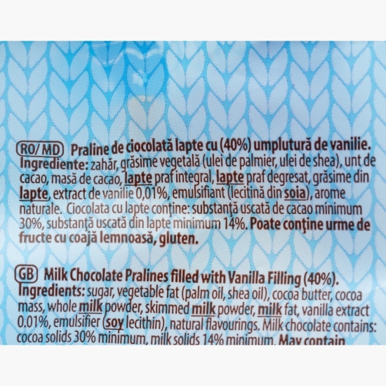 Globuri de ciocolată cu cremă de vanilie 110g