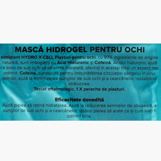 Mască hidrogel pentru ochi Hydro X-Cell 