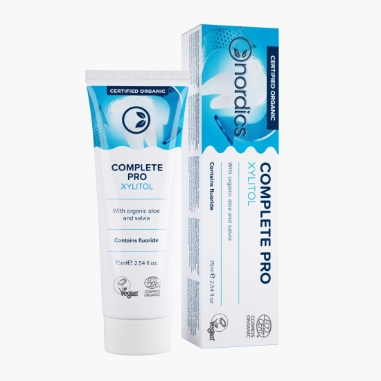 Pastă de dinți cu aloe și salvie, bio 75ml