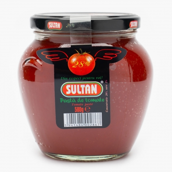 Pastă de tomate 28% 580g
