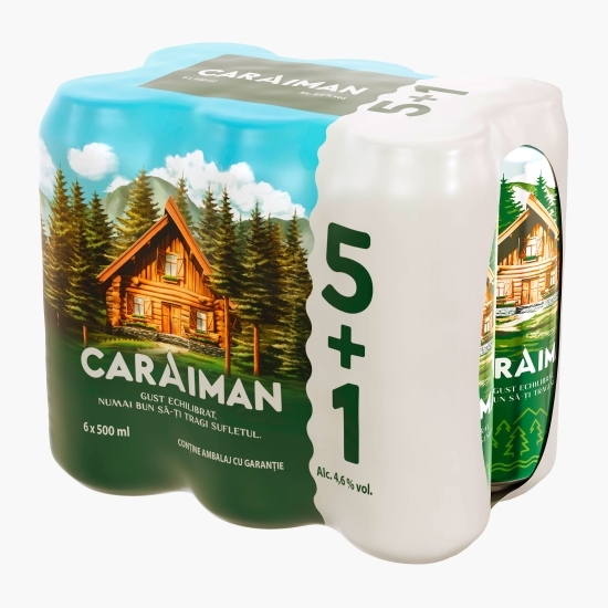 Bere blondă doză 6x0.5l (5+1)