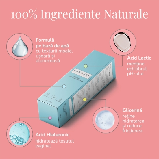Gel lubrifiant cu acid hialuronic
