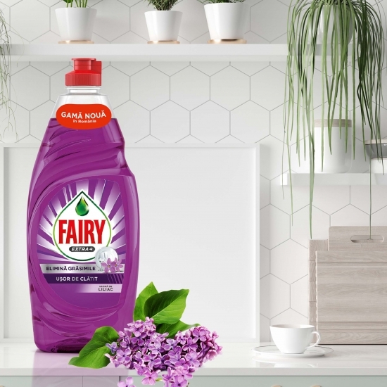 Detergent de vase Extra+ liliac 0.65l