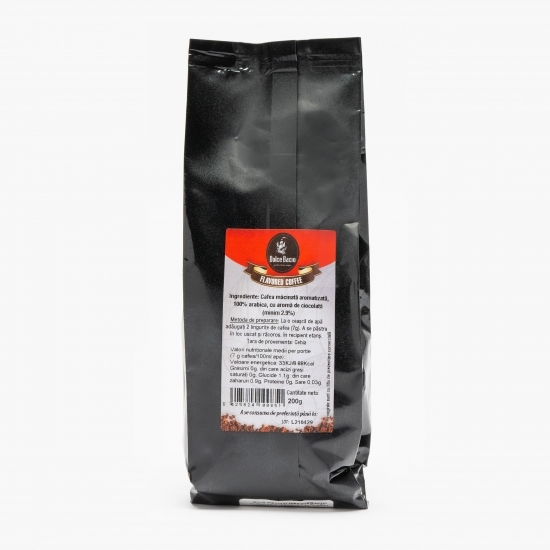 Chocolate coffee 200g, cafea măcinată cu aromă de ciocolată