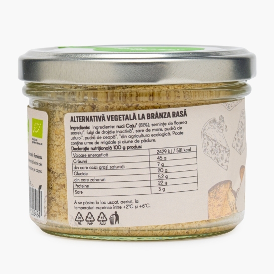 Alternativă vegetală la brânză rasă 100g
