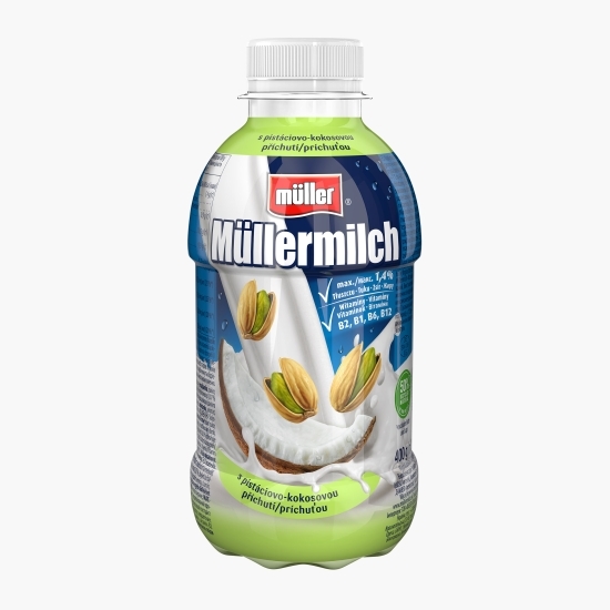 Băutură lactată cu gust de fistic și cocos 400g