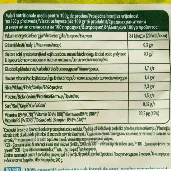 Conopidă 100% mărunțită sub formă de orez 400g