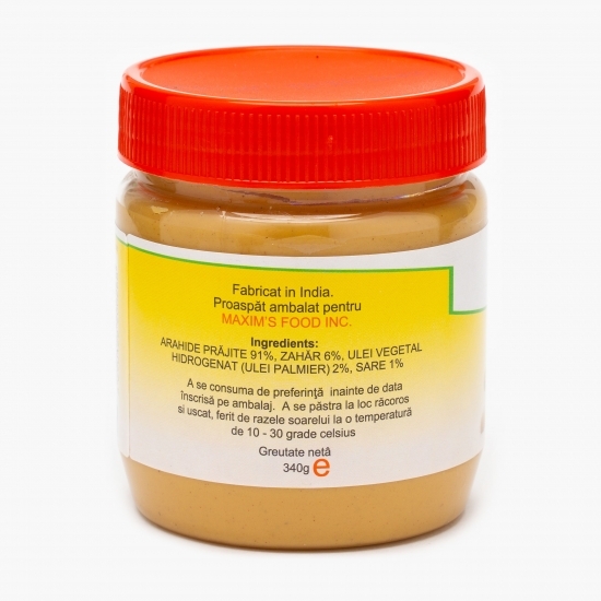 Cremă tartinabilă de arahide Creamy 340g