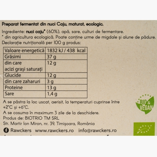 Specialitate Brawnză din caju Clasic eco, maturată 145g