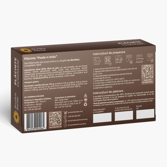 Plăcinte "Poale-n brâu" cu dovleac 4x150g