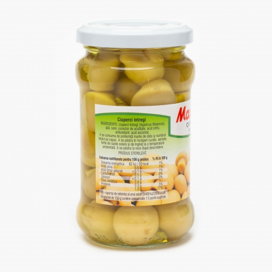 Ciuperci întregi 280g