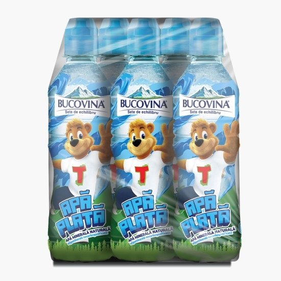 Apă minerală naturală plată 6x0.33l