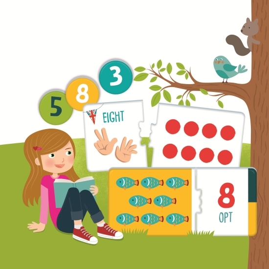 Agerino-Numerele Joc educativ 3+ ani