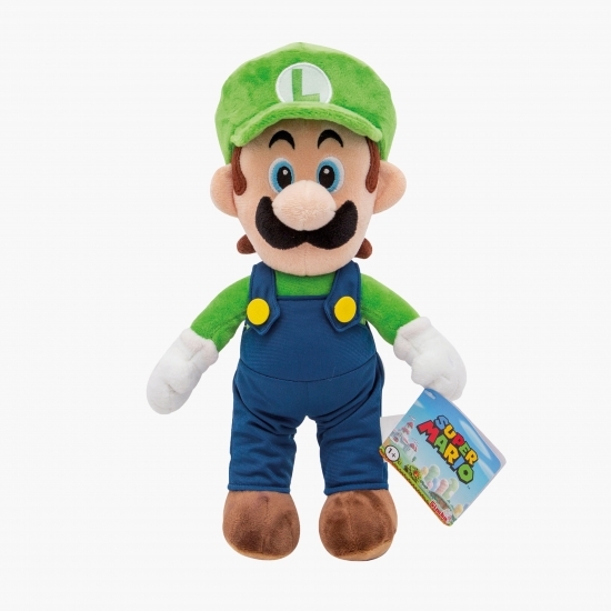Super Mario Plush Figure Luigi 30 cm 1+ ani