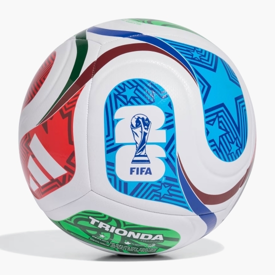 Minge fotbal FIFA World Cup 26 Trionda Training, mărime 5, alb