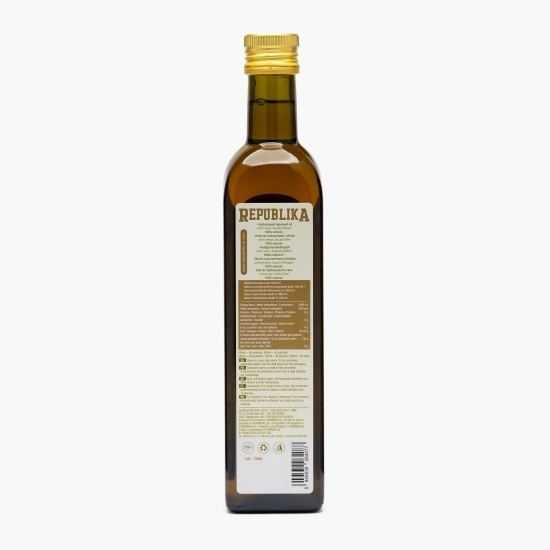 Ulei de rapiță presat la rece, extravirgin, 0.5l