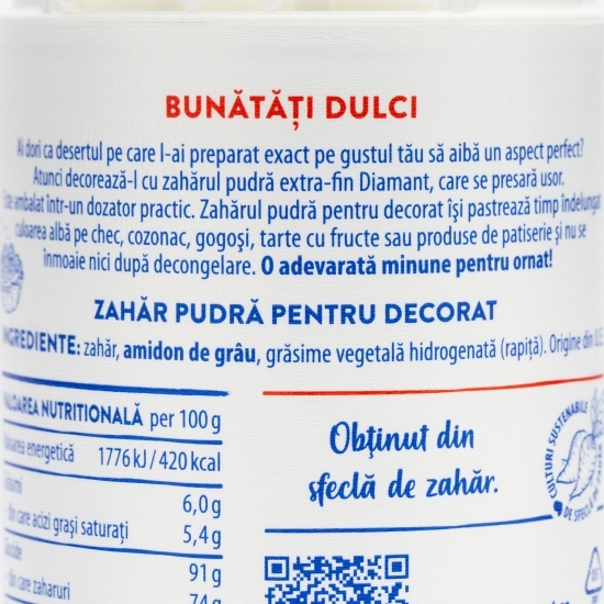 Zahăr pudră pentru decor 100g