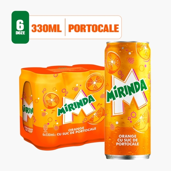 Băutură carbogazoasă cu suc de portocale 6x0.33l