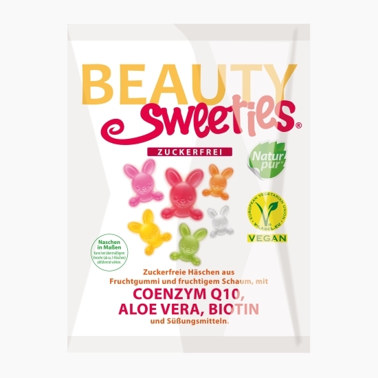 Jeleuri gumate fără zahăr, cu aromă de fructe, coenizma Q10, aloe vera și biotină 125g