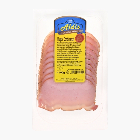Mușchi condimentat, feliat 100g