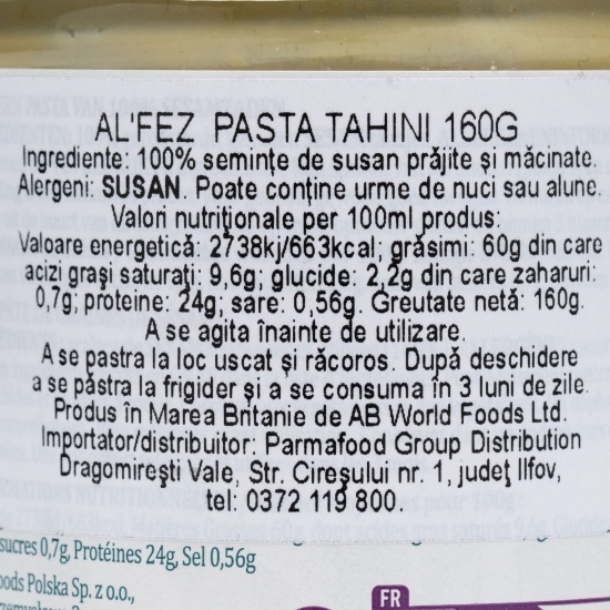 Pastă tahini 160g