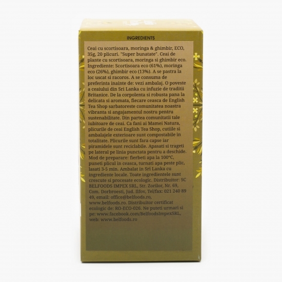 Ceai eco scorțișoară, moringa și ghimbir 35g