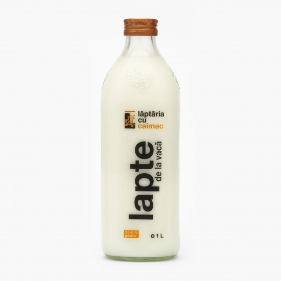 Lapte de la vacă 3.8-4.1% grăsime, 1l