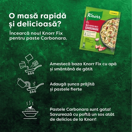 Fix bază pentru paste carbonara 38g