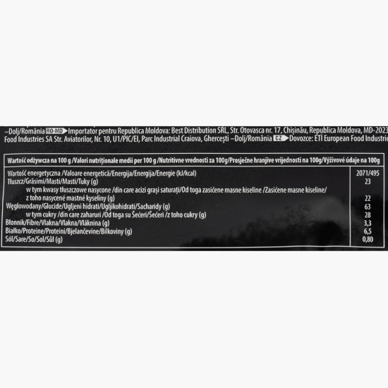 Napolitană cu cremă de cacao 142g