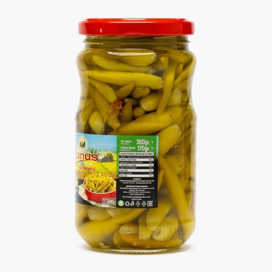 Ardei iuți murați, 360g