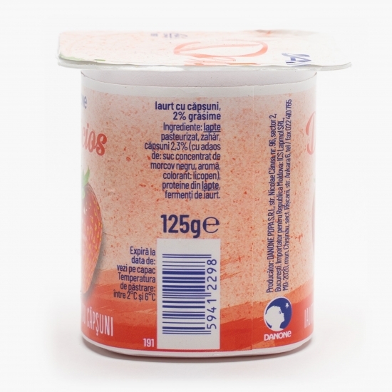 Iaurt cu căpșuni 125g