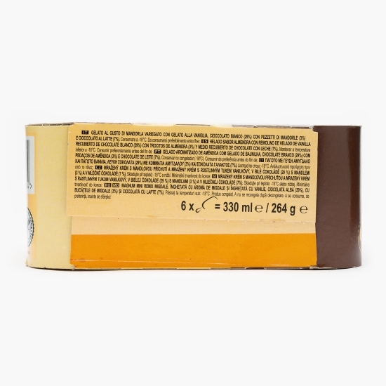 Mini înghețată cu migdale și înghețată cu vanilie 6x55ml