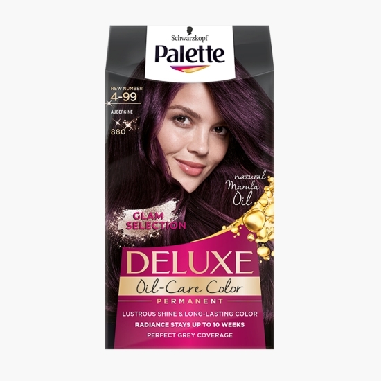 Vopsea de păr permanentă Deluxe Oil-Care Color 880 aubergine 135ml