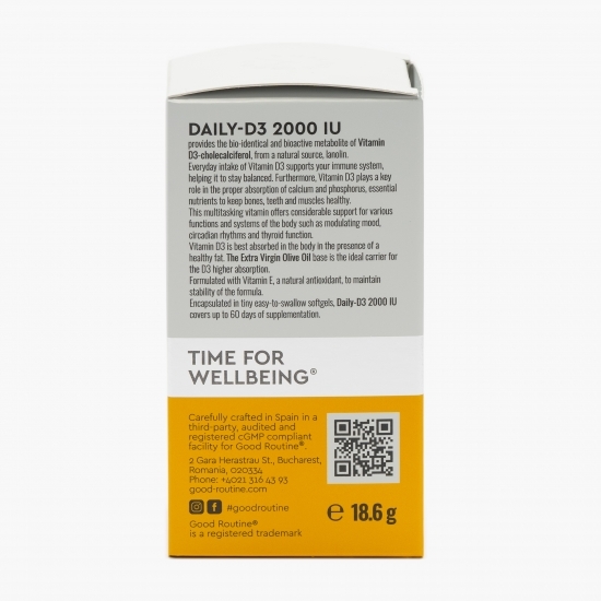 Daily-D3 2000 IU 60 capsule 