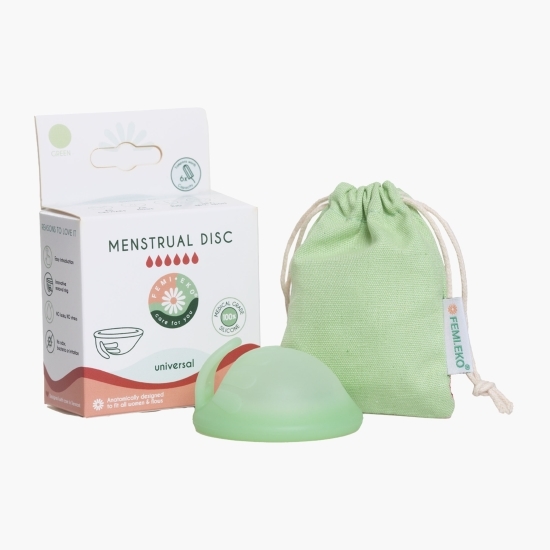 Disc menstrual universal, verde