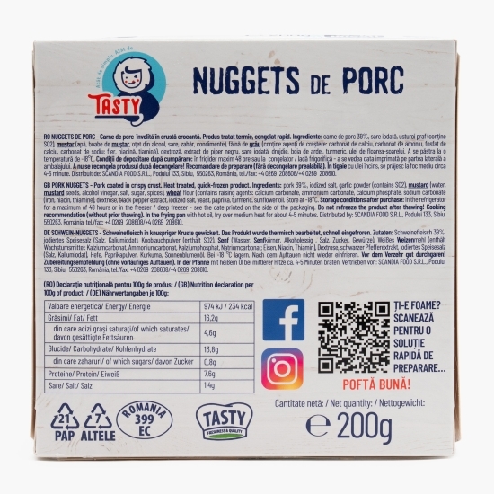 Nuggets de porc 200g