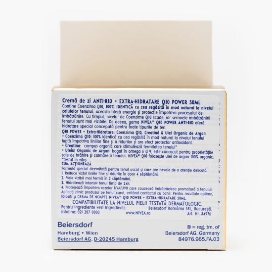 Cremă de zi  intensiv hidratantă Q10 Power SPF15 50ml
