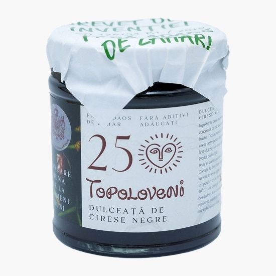 Dulceață de cireșe negre 230g 