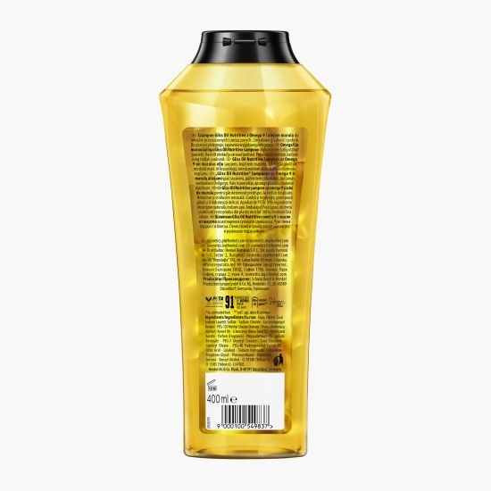 Șampon pentru păr uscat și deteriorat Oil Nutritive 400ml